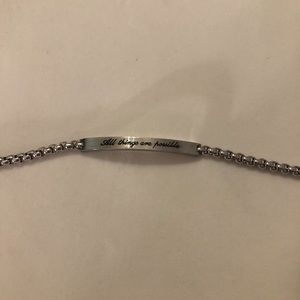 steel time bracelet euc worn once